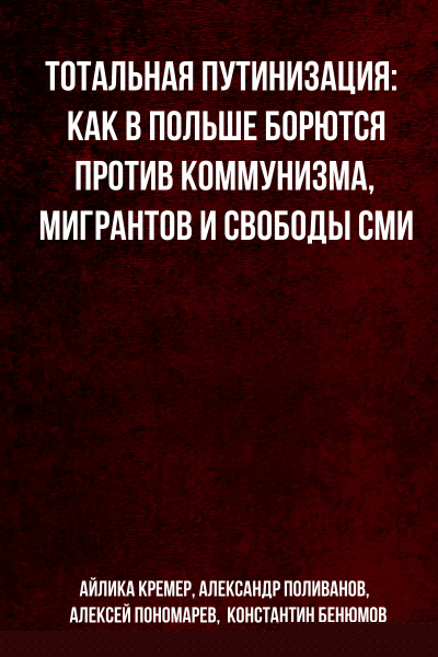 Тотальная путинизация: Как в Польше борются против коммунизма, мигрантов и свободы СМИ - Айлика Кремер, Александр Поливанов, Алексей Пономарев, Константин Бенюмов